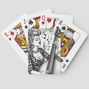 Glam Punk Rock Rockabilly Playing Cards