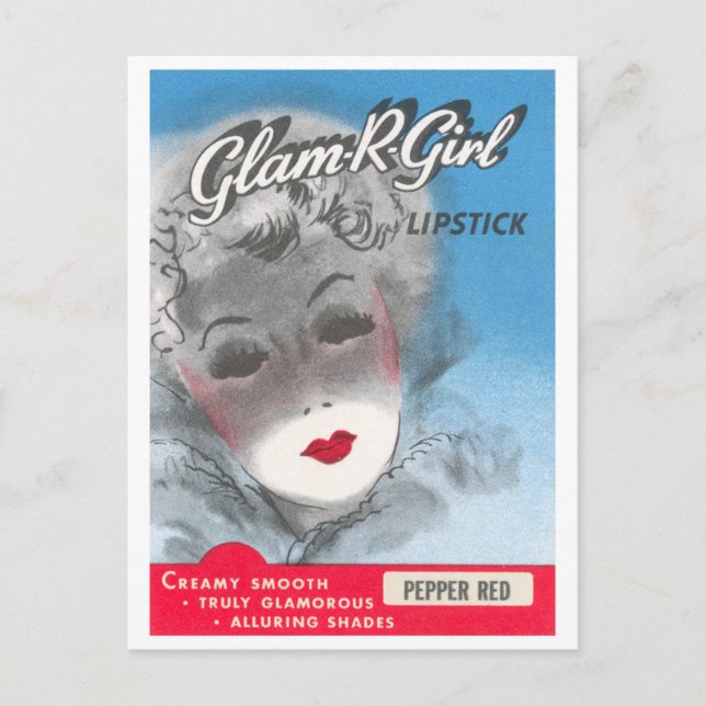 Glam R Girl Postcard (Front)