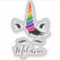 Glam Rainbow Unicorn Name