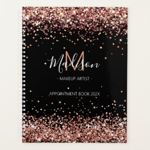 Glam Rose Gold Appointment Book   Planner