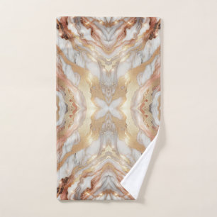 Glam Rose Gold Luxueux Tendance Marbre Papillon