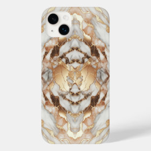 Glam Rose Gold Luxurious Trendy Marble Case-Mate iPhone 14 Plus Case