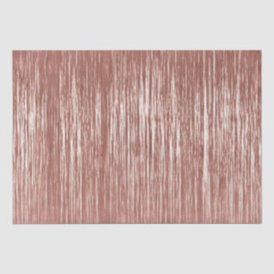 Glam Rose Gold Sparkle Stripes  Tissue Paper