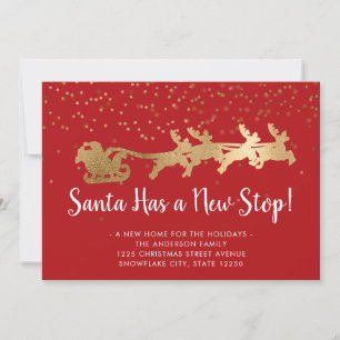 Glam Santa Has a New Stop Reindeer Holiday Moving Announcement