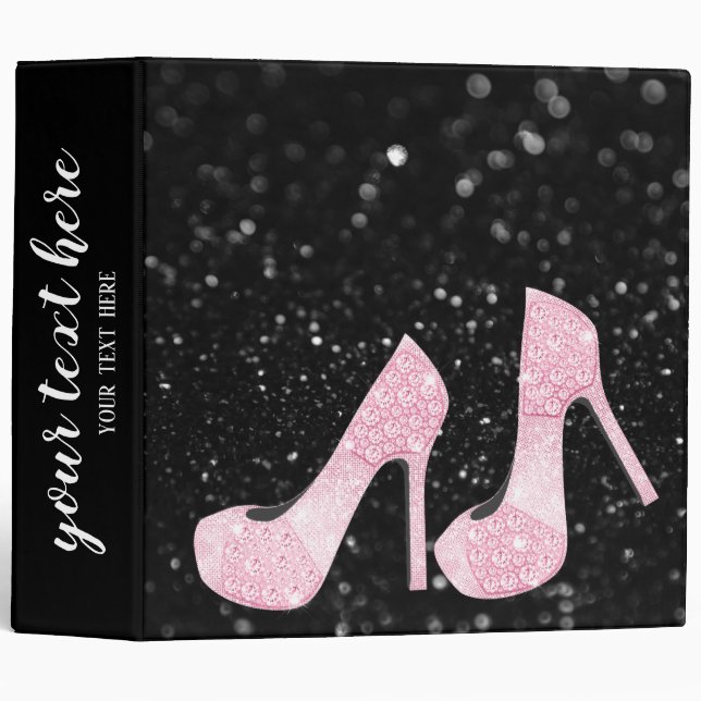 Glam Shoes High Heels Binder (Front/Spine)