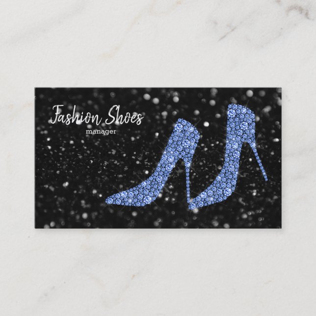 Glam Shoes High Heels Business Card (Front)
