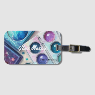 Glam Sparkle Makeup Palette Luggage Tag