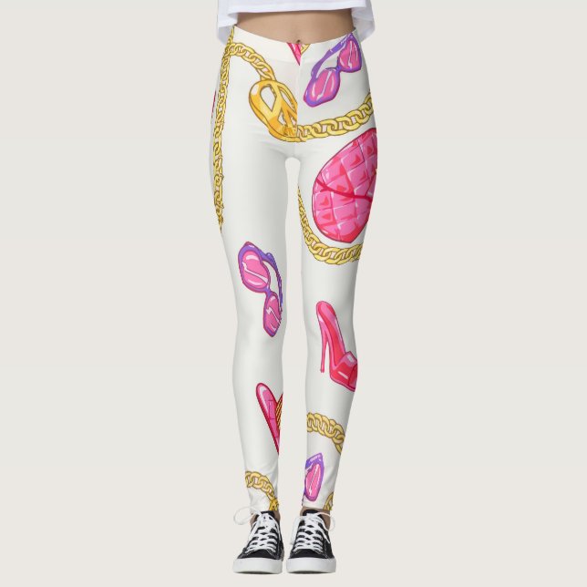 Glam Street Leggings Or rose (Devant)
