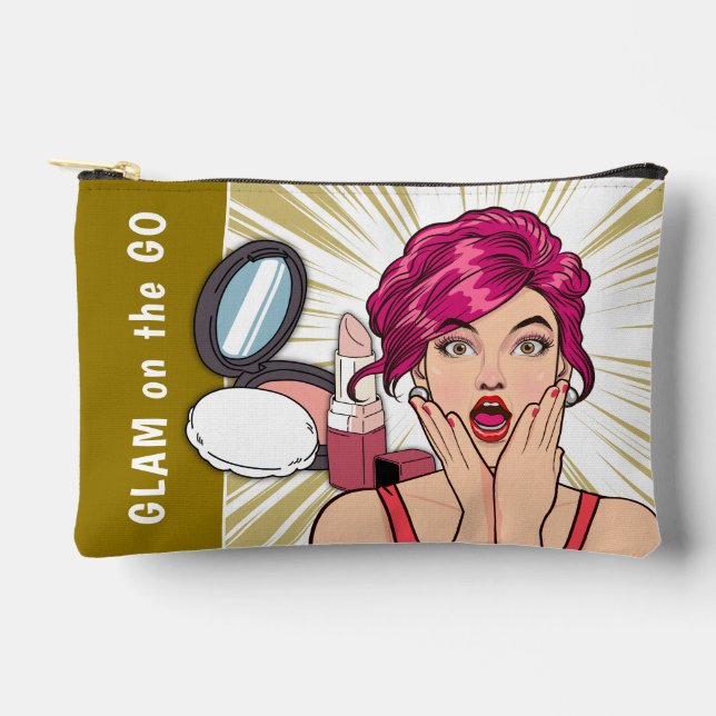 Glam sur le sac de maquillage Go (Recto)