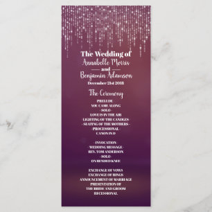 Glam White Fairy Light Purple rose rose Programme 
