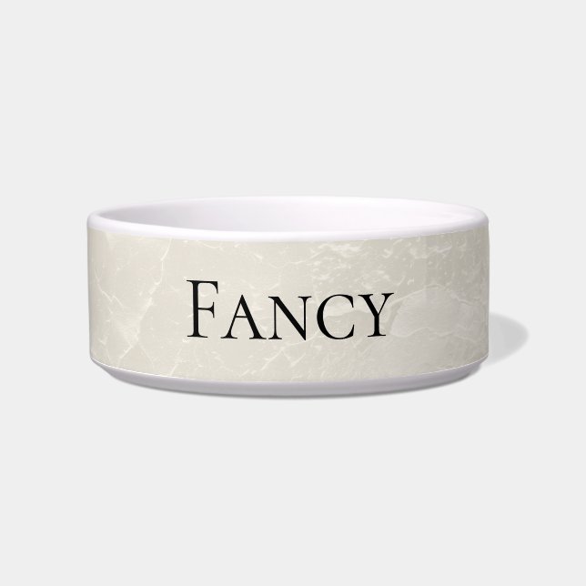 Glam White Ivory Pearl  Bowl (Front)