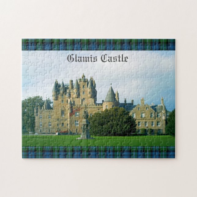 Glamis Castle Angus Scotland Scenic Jigsaw Puzzle (Horizontal)