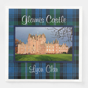Glamis Castle - Lyon Family Home, Royal Residence Napkin