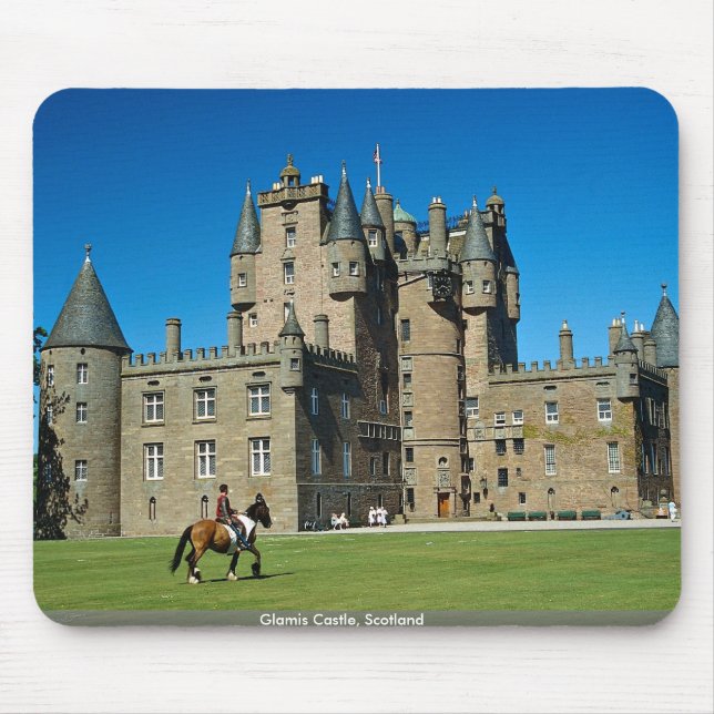 Glamis Castle, Scotland Mouse Pad (Front)