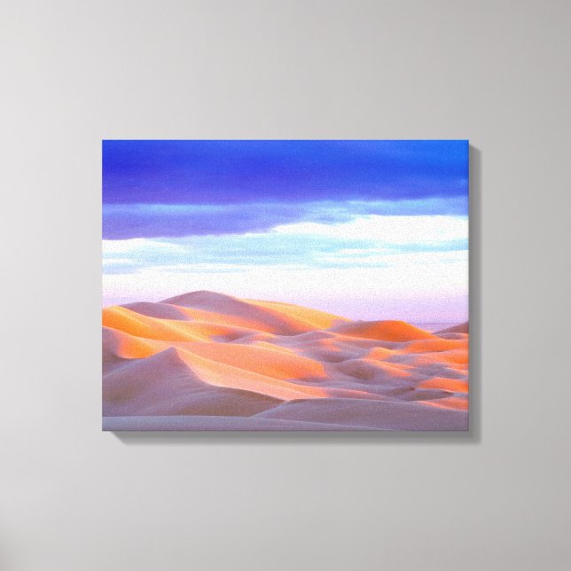 Glamis Sand Dunes at sunset Canvas Print (Front)