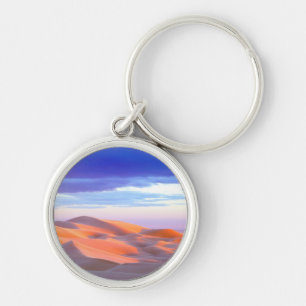 Glamis Sand Dunes at sunset Keychain