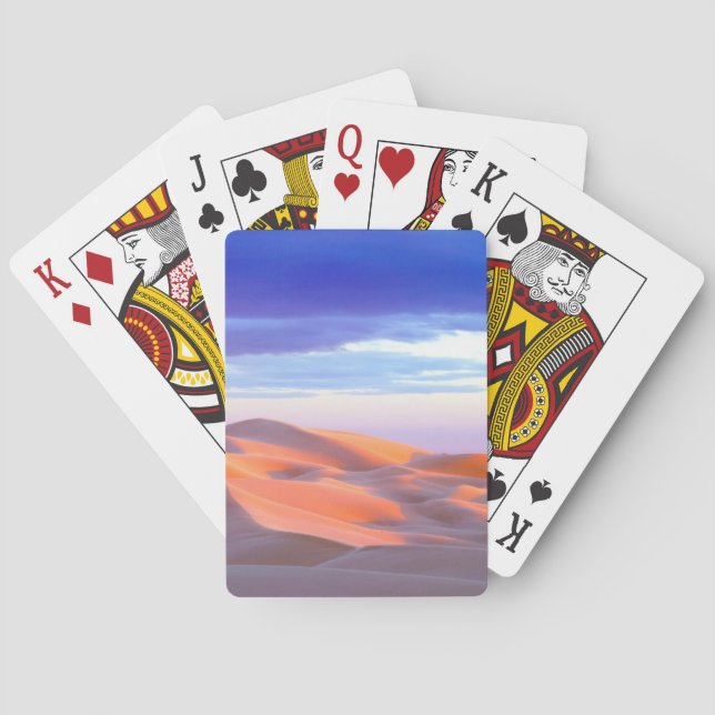 Glamis Sand Dunes at sunset Playing Cards (Back)