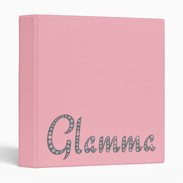 Glamma bling binder (Front/Spine)