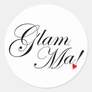 GlamMa Classic Round Sticker