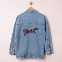 Glamma noir/rose Denim Jacket