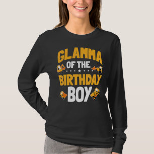 Glamma Of The Birthday Boy Construction Worker Bda T-Shirt