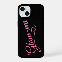 Glamma pink on black