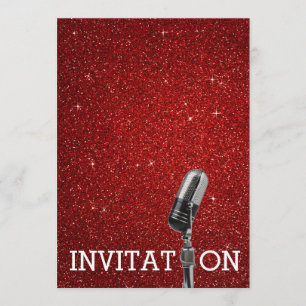 Glamor Festival Birthday Personalized Invitation