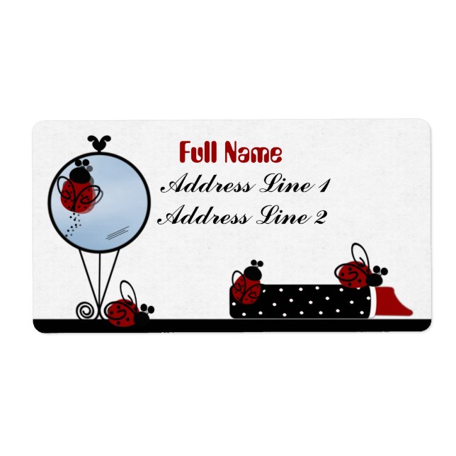 Glamor Girl Avery Étiquette (Devant)