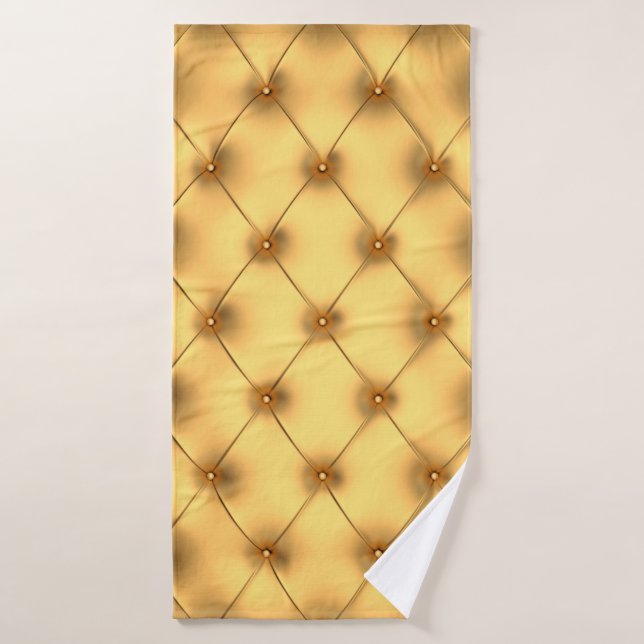Glamor golden  interior decorating background bath towel (Bath Towel)