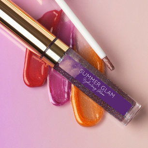 Glamor Moderne Lipstick Lip Gloss Violet Étiquette