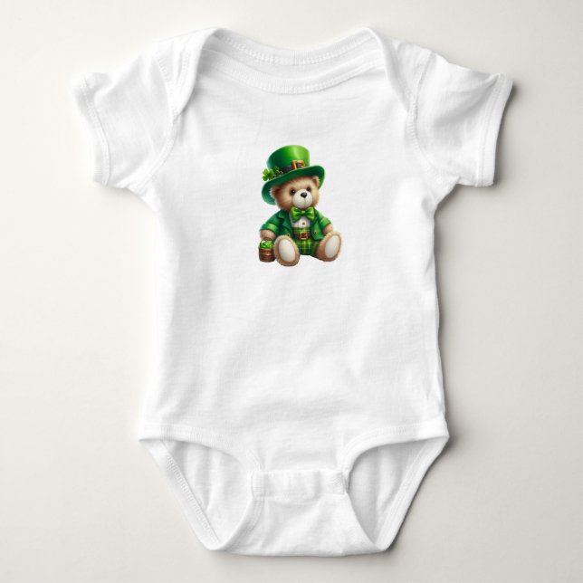 Glamorous Bear Baby Bodysuit (Front)