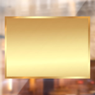 Glamorous Blank Background Add QR Code Text Logo Window Cling