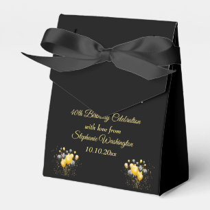 Glamorous Elegance Birthday Thank You Favor Box