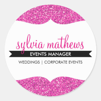 GLAMOROUS SEAL stylish glitter sparkle bright pink