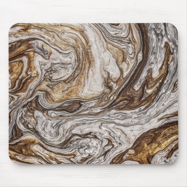 glamour 001 liquid brown colours mouse pad (Front)