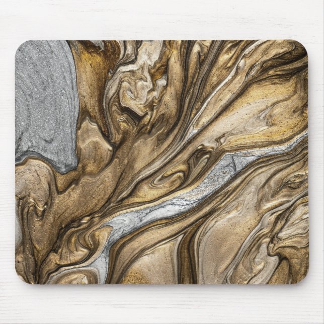 glamour 002 liquid brown colours mouse pad (Front)