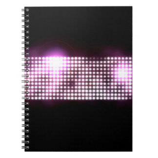 Glamour background notebook