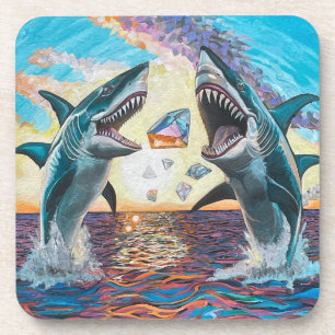 Glamour Chomp-Shark Breaching for Shiny Gems- Coaster