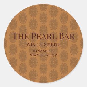 Glamour Classic Round Sticker