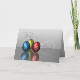Glamour Easter Eggs - Greeting Card