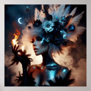 Glamour fashion luxury fantasy fairytale photo poster