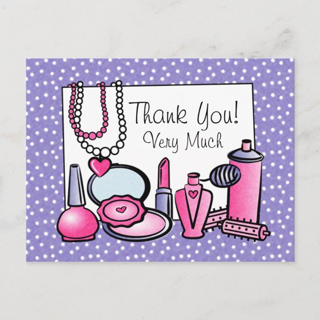 Glamour Girl Birthday (pd) Postcard (Front)