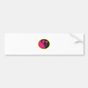 Glamour Girl Uke Bumper Sticker