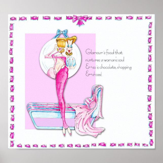 Glamour Girl Vanity Poster (Front)