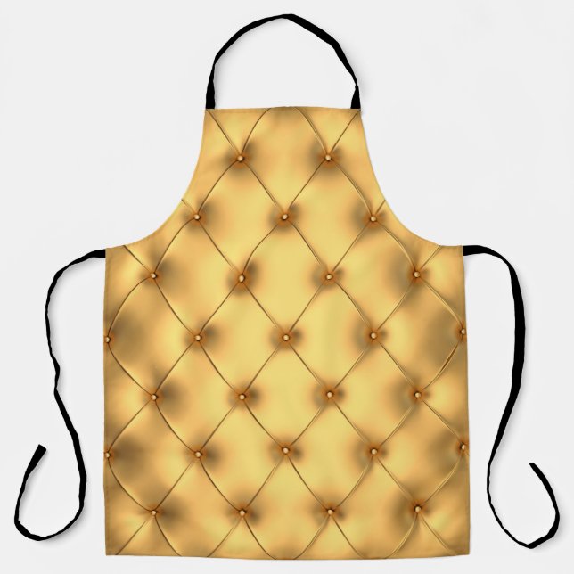Glamour golden  interior decorating background apron (Front)