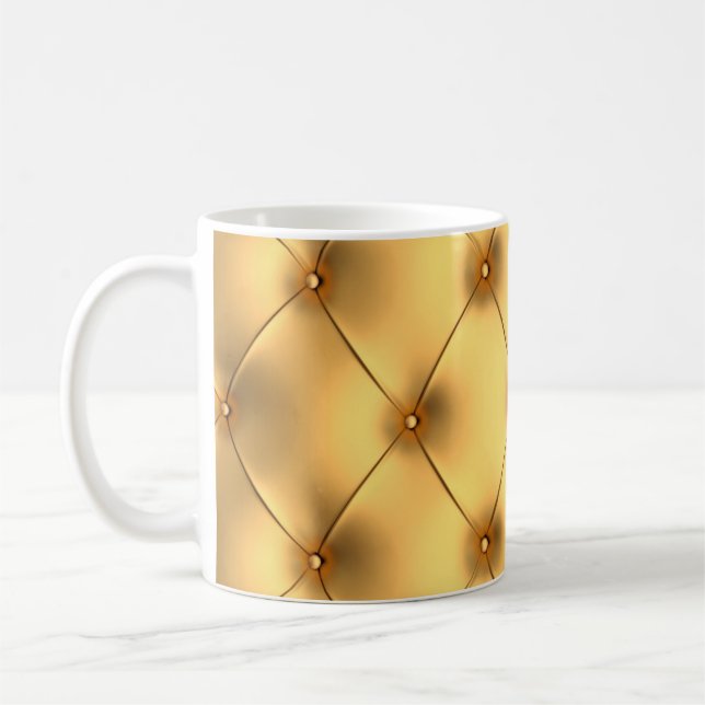 Glamour golden  interior decorating background coffee mug (Left)