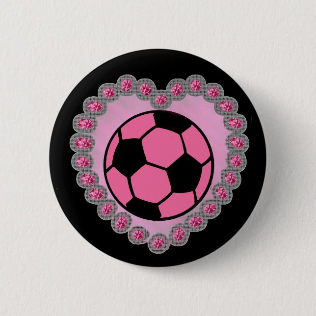 Glamour soccer ball pin (Front)