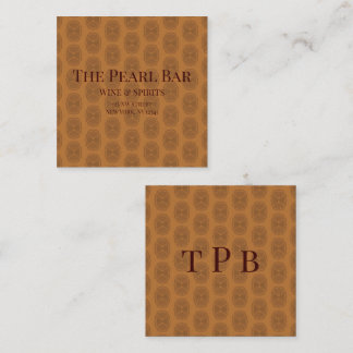 Glamour Square Business Card