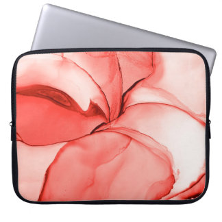 Glamour Watercolor. Pastel Bright Effect. Pink Sop Laptop Sleeve