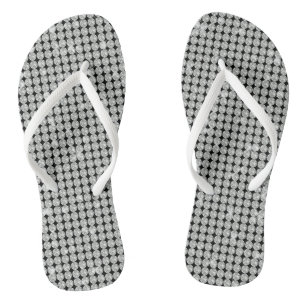 Glamour White Diamond  Flip Flops